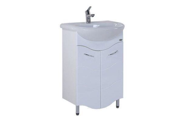 Floor stand ONIKA Line 105007 49 cm, frame color white, facade white