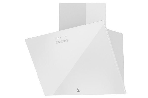 Hood LEX Moza 600 White color white, 60x59.8x26.2 cm