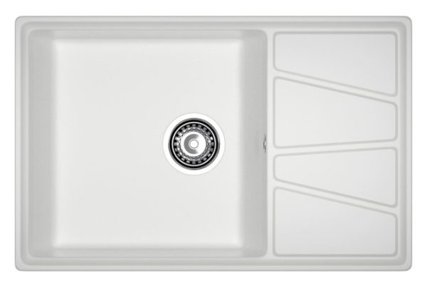 Inset sink with wing GRANFEST Vertex GF-V-780L 78x50x20 cm