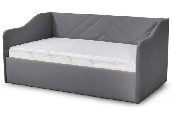 Bed with lifting mechanism Joy 90x200 cm color dark gray
