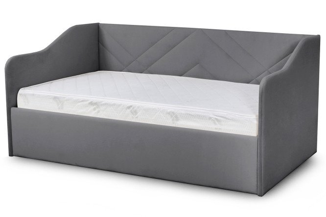 Bed with lifting mechanism Joy 90x200 cm color dark gray
