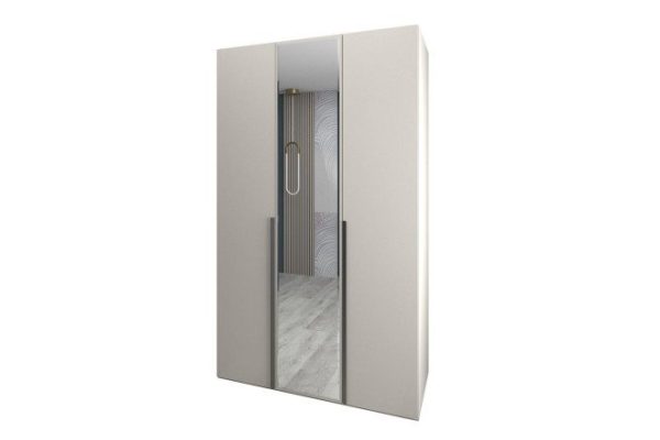 Wardrobe Your Day Adelia with 2 solid and 1 mirrored doors