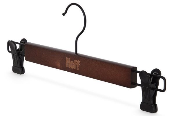 Nature trouser and skirt hanger with clips