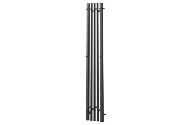 Electric heated towel rail Freya P2, graphite shine PN20732GB 21x120x10.5 cm