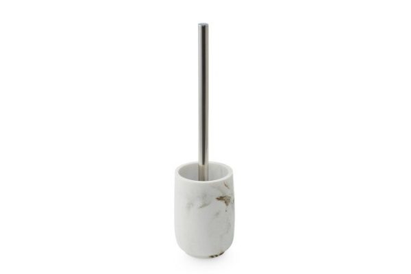 Toilet brush in stand EVIO Marbella 9.7x37.5x9.7 cm, Polyresin