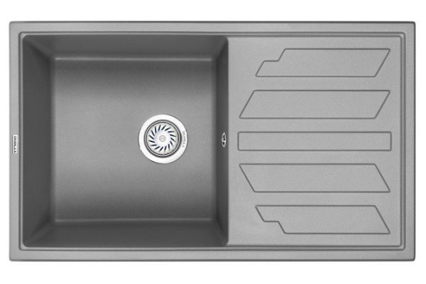 Inset sink with drainer GRANULA Granula 8601 86x50x20 cm