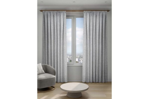 Tape curtain Decofest Lina 200x280 cm, 1 piece, gray