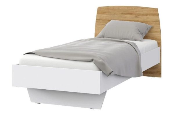 vv1sl2p5zlo7lj9qegnu47cgyvn1owte.jpg Bed Altea glossy oak color 90x200 cm