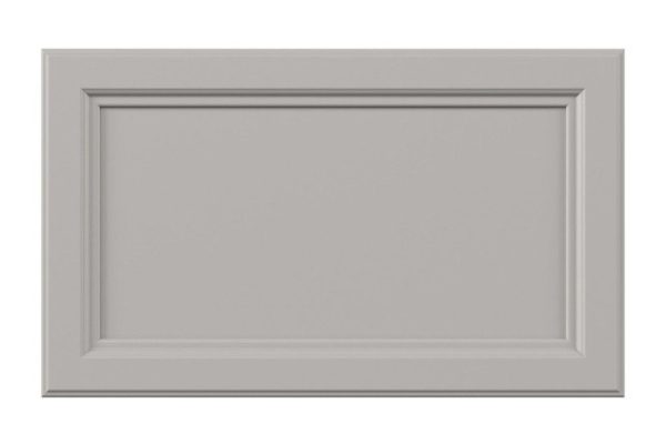 Gloria front with horizontal opening/high drawer 59.6x35.6 cm, color gray silk