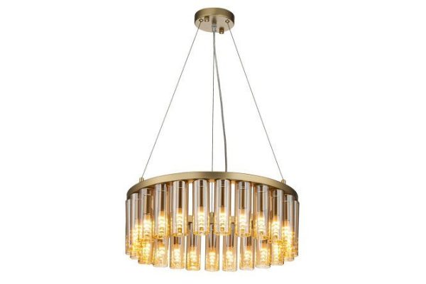 Hanging chandelier Slang LED, 49 cm