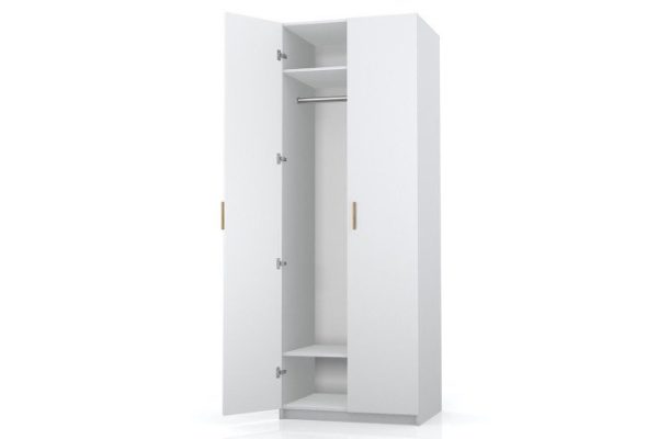 w4804zme0y0m9frk83dcmi711n8z4064.jpg Wardrobe 2-door Oscar Line 75x236x59.6 cm, white