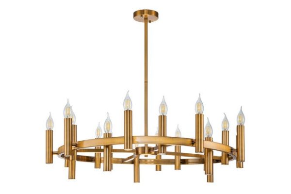 Chandelier on a rod STILFORT Leonardo 80 sq.m., 90x95x90 cm, E14