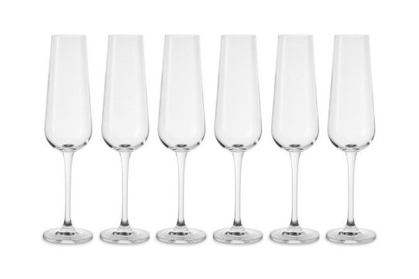 Set of glasses CRYSTAL BOHEMIA Ardea 220 ml, Glass, 6 pcs.