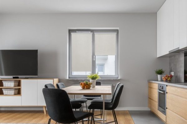 Roller blind Noa Mini color beige, 80x160 cm