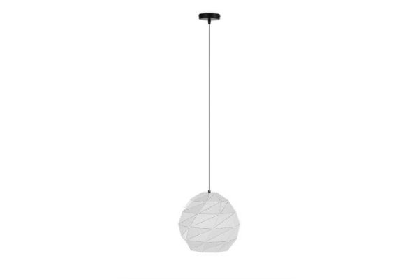 Hanging lamp Hall Asgrimm white 8 sq.m., 30x29x30 cm, E27