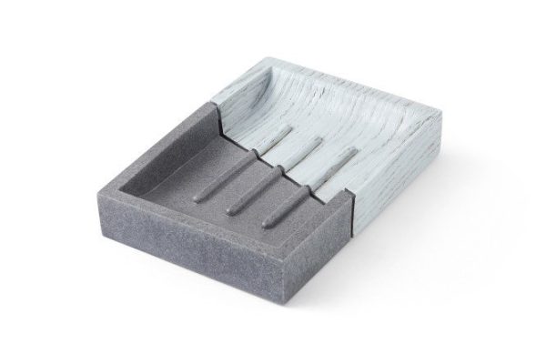 Soap dish EVIO Elbe Polyresin