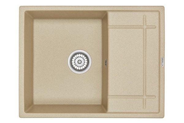 Inset sink with drainer GRANULA Granula 6501 65x49.5x20 cm