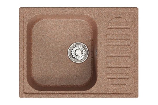 Inset sink with drainer MIXLINE ML-GM18 551969 64x49x21 cm