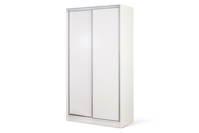 Sliding wardrobe Home 123.2x229.5 cm, white