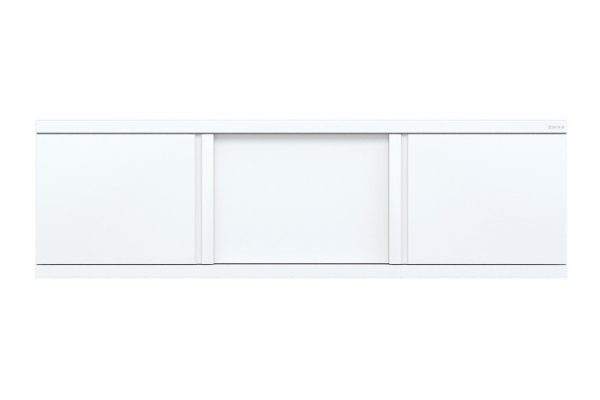Bath screen ONIKA Odio Nova 170 white, 167x48.5 cm