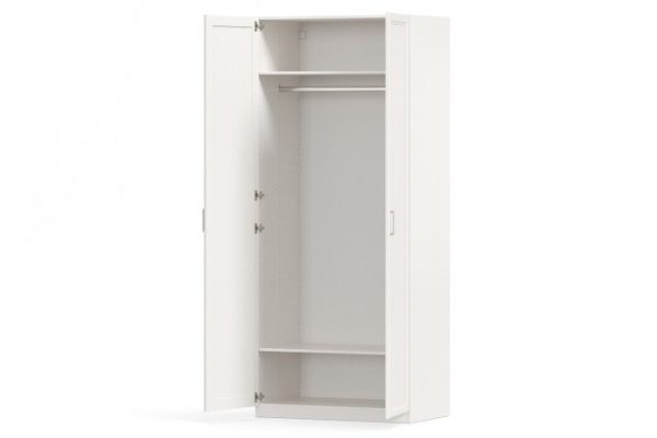 Wardrobe 2-door Oscar Gloria 100x236x60.2 cm, white