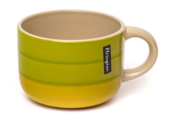 Bouillon bowl Elrington Green meadow 500 ml, Ceramic