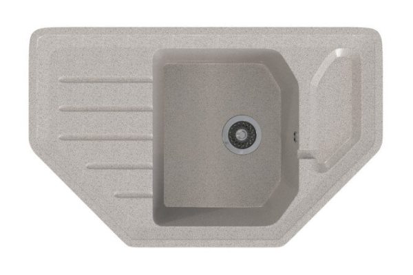 Inset sink with wing MIXLINE Standard ML-GMS17 551156 78x48.5x19 cm