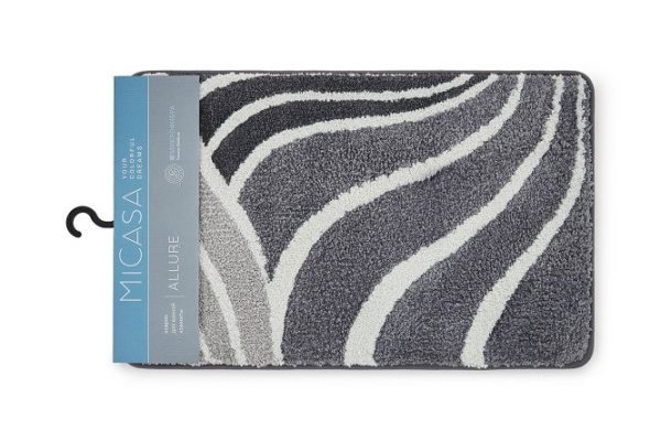Bathroom rug MICASA Allure 50x80 cm, Polyester
