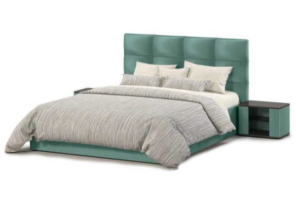 Bed with lifting mechanism Vienna color turquoise 180x200 cm
