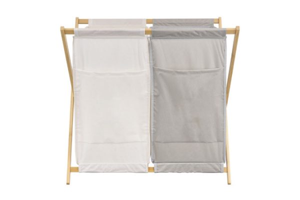 Laundry basket BERKRAFT Nature 70x68x37 cm, 120 l, Polyester