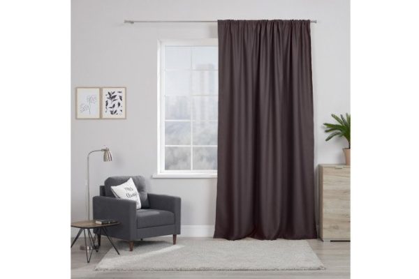 Curtain MICASA Landry 200x280 cm, 1 piece, brown