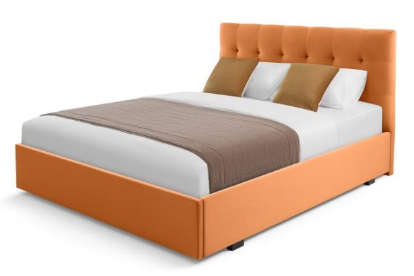 Bed frame SOLANA Angela terracotta color 140x200 cm