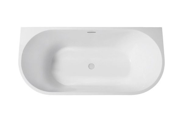 Wall-mounted bathtub AB9216-1.5 150x80 cm