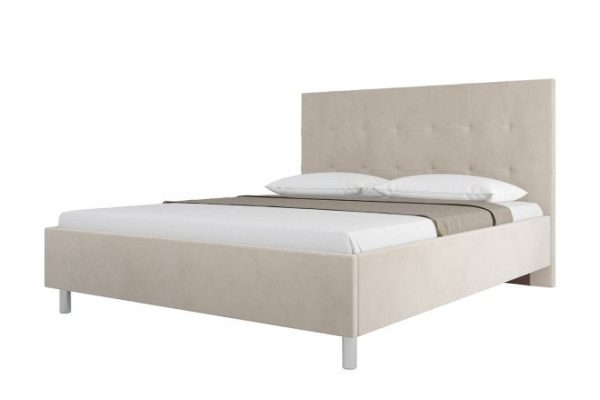 Bed with lifting mechanism Elsi color beige 180x200 cm