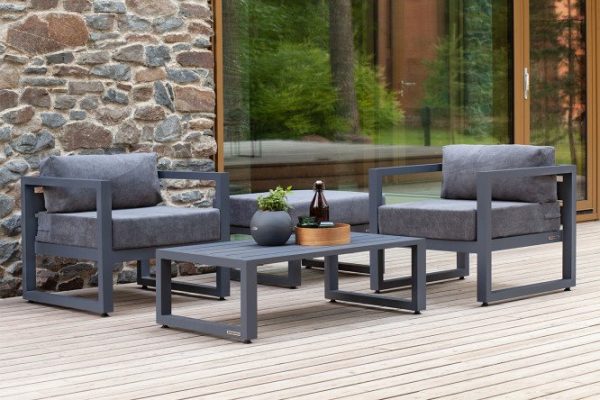 Garden furniture set Capri color gray