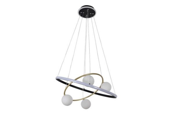 LED pendant chandelier FAVOURITE Orbium 20.3 sq.m., 60x15x60 cm, LED