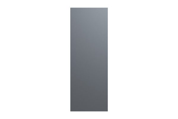 Decorative side wall Chloe for wall cabinets 33.7x96 cm, soft graphite color