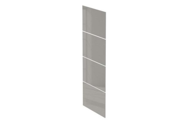 Set of inserts Oscar Amica 100 cm, 4 pcs., dusty gray gloss