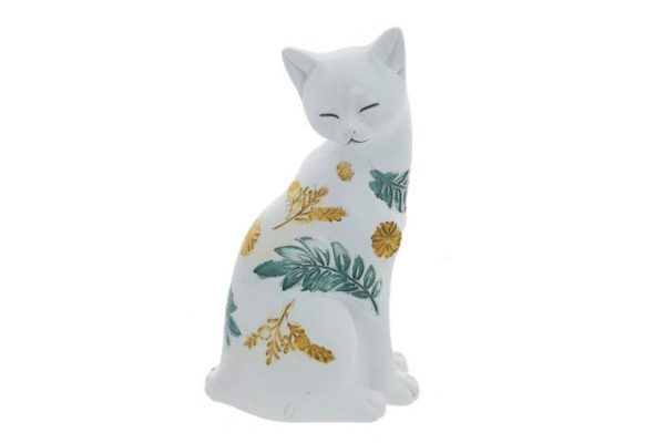 Decorative figurine Cat 8.5x15x7 cm