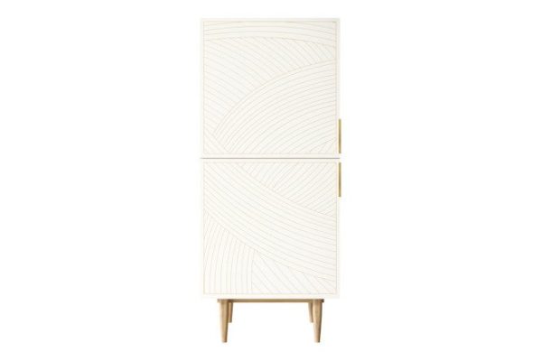 Vertical chest of drawers Line with 2 doors
