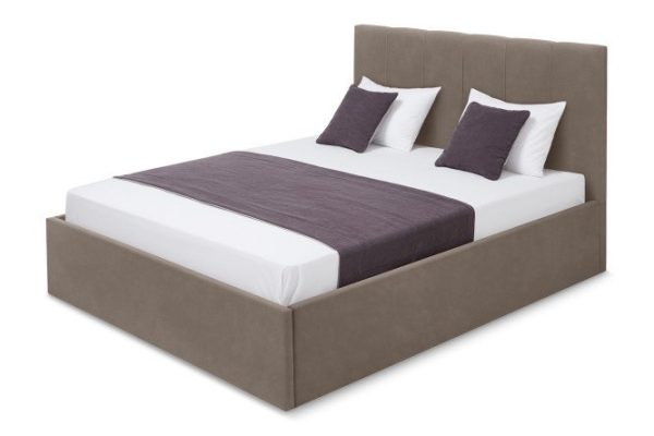 Bed with lifting mechanism Lorena cappuccino color 140x200 cm