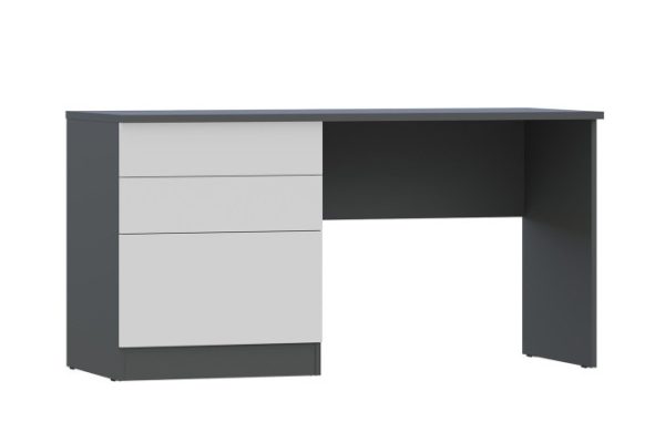 Desk with 3 drawers Oscar mini with push-to-open 145x75x60 cm