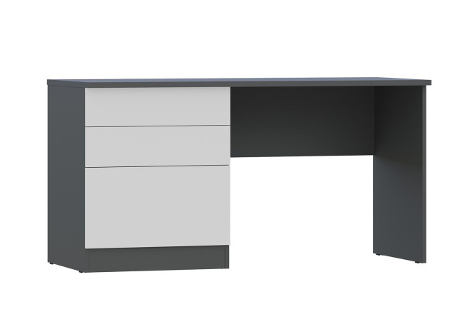 Desk with 3 drawers Oscar mini with push-to-open 145x75x60 cm