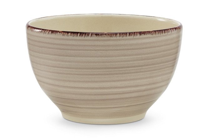 Portioned salad bowl EVIO Bermuda Cappuccino 14 cm