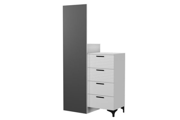 Chest of drawers with mirror Brenta