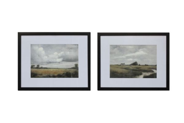 Set of framed posters Field