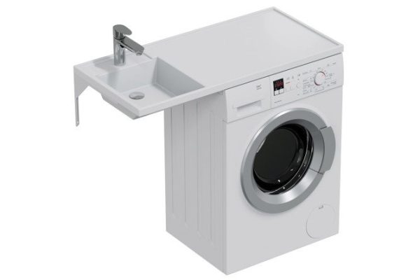 Wall-hung washbasin SANTA Leader above the washing machine left Wall-hung, 100x10.8x48.2 cm