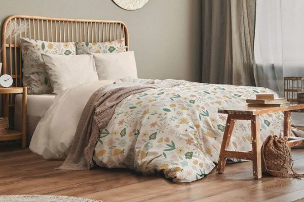 Bed linen set Daisy Percale 148x215 cm, 1.5 sleeping