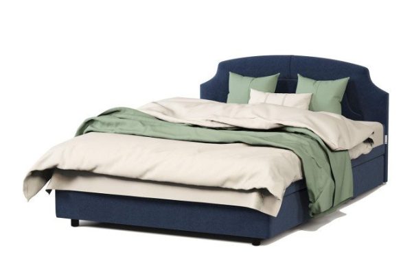 Bed with lifting mechanism Charm color blue (midnight) 140x198 cm