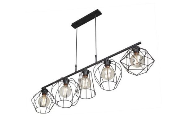 Chandelier VITALUCE V4946-1/5S 15 sq.m., 114x86.5x24 cm, E27